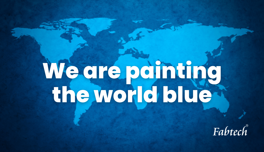Painting the world blue blog